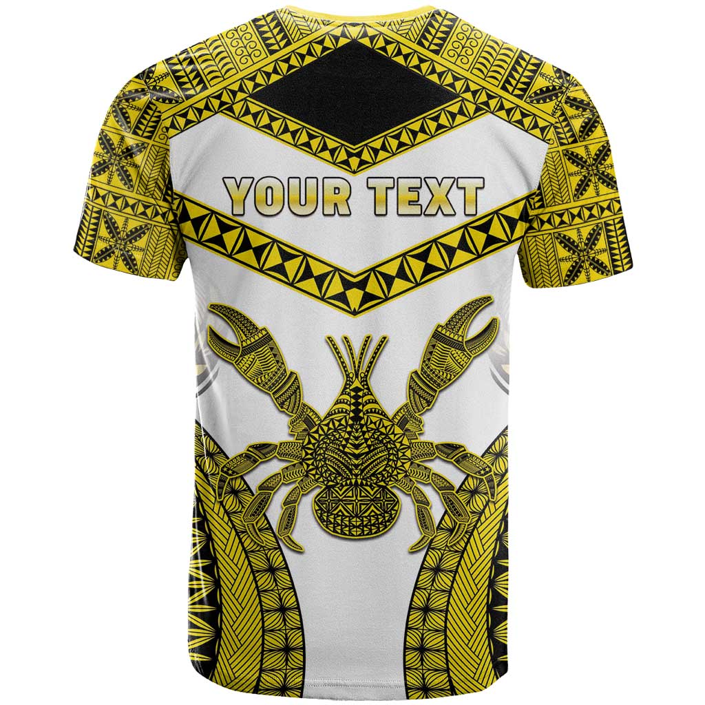 Personalised Niue The Rock Of Polynesia T Shirt Peniamina Gospel Day Yellow Version