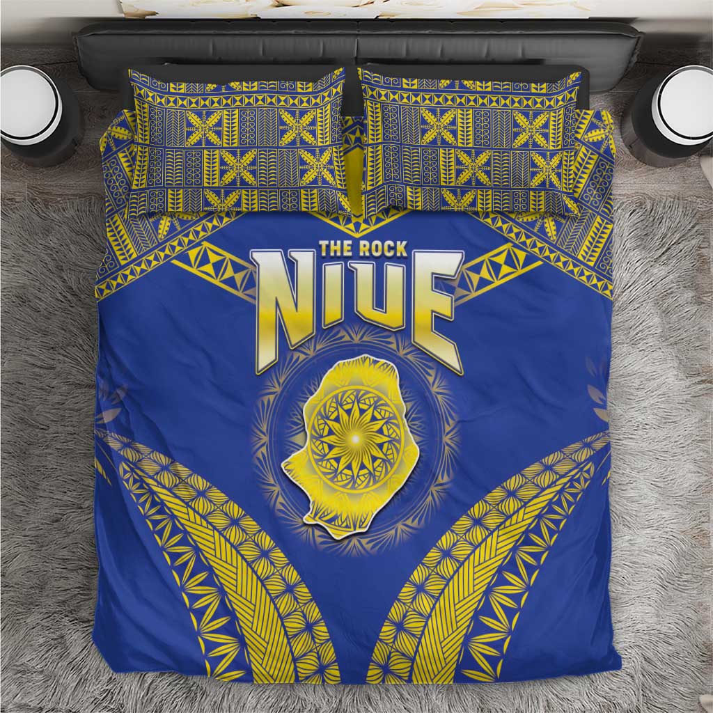 Niue The Rock Of Polynesia Bedding Set Peniamina Gospel Day Blue Version