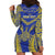 Personalised Niue The Rock Of Polynesia Hoodie Dress Peniamina Gospel Day Blue Version