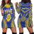 Personalised Niue The Rock Of Polynesia Hoodie Dress Peniamina Gospel Day Blue Version