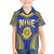 Personalised Niue The Rock Of Polynesia Kid Hawaiian Shirt Peniamina Gospel Day Blue Version