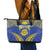 Niue The Rock Of Polynesia Leather Tote Bag Peniamina Gospel Day Blue Version