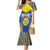 Personalised Niue The Rock Of Polynesia Mermaid Dress Peniamina Gospel Day Blue Version