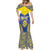 Personalised Niue The Rock Of Polynesia Mermaid Dress Peniamina Gospel Day Blue Version