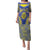 Personalised Niue The Rock Of Polynesia Puletasi Peniamina Gospel Day Blue Version