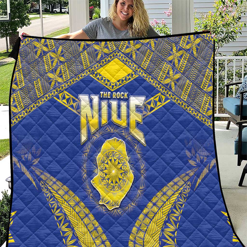 Niue The Rock Of Polynesia Quilt Peniamina Gospel Day Blue Version