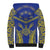 Personalised Niue The Rock Of Polynesia Sherpa Hoodie Peniamina Gospel Day Blue Version