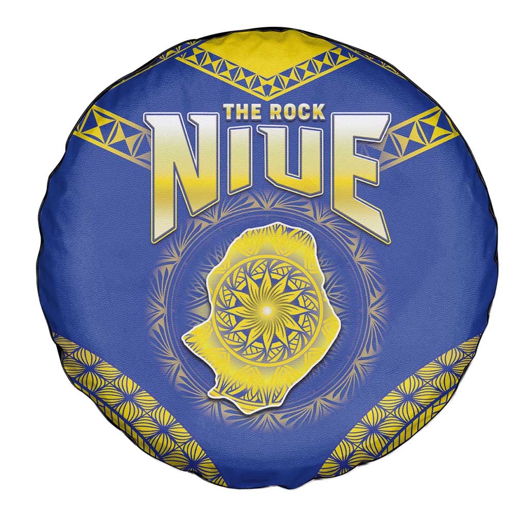 Niue The Rock Of Polynesia Spare Tire Cover Peniamina Gospel Day Blue Version