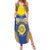 Personalised Niue The Rock Of Polynesia Summer Maxi Dress Peniamina Gospel Day Blue Version