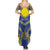 Personalised Niue The Rock Of Polynesia Summer Maxi Dress Peniamina Gospel Day Blue Version