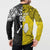 Custom New Zealand Maori And Niue Hiapo Button Sweatshirt Lizard And Coconut Crab Together