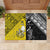 New Zealand Maori And Niue Hiapo Rubber Doormat Lizard And Coconut Crab Together