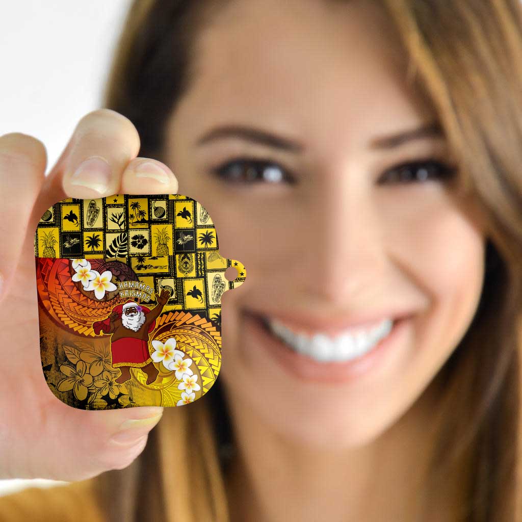 Papua New Guinea Retro Christmas AirPods Case Hamamas Krismas - Polynesian Pride