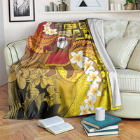 Papua New Guinea Retro Christmas Blanket Hamamas Krismas - Polynesian Pride