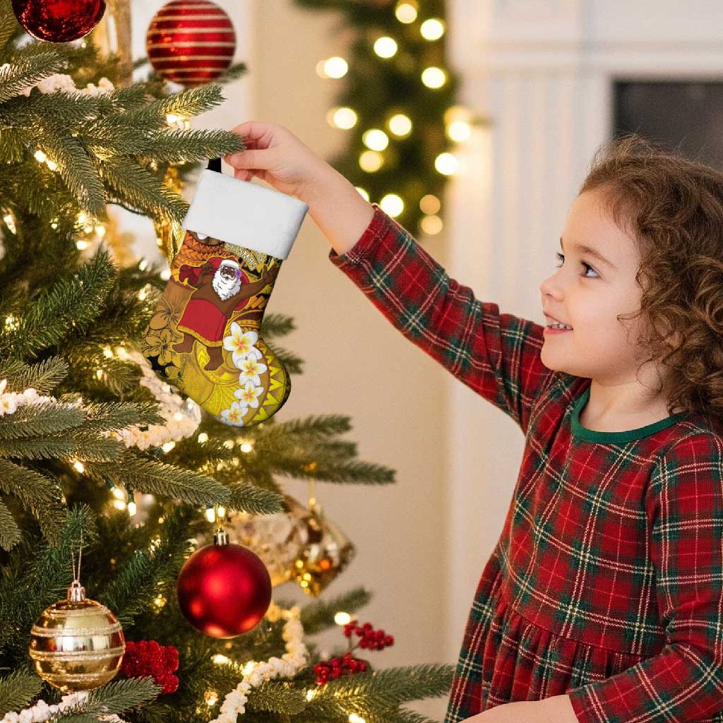 Papua New Guinea Retro Christmas Stocking Hamamas Krismas - Polynesian Pride