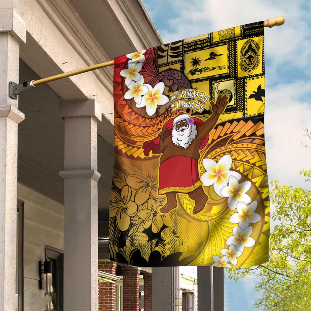 Papua New Guinea Retro Christmas Garden Flag Hamamas Krismas - Polynesian Pride