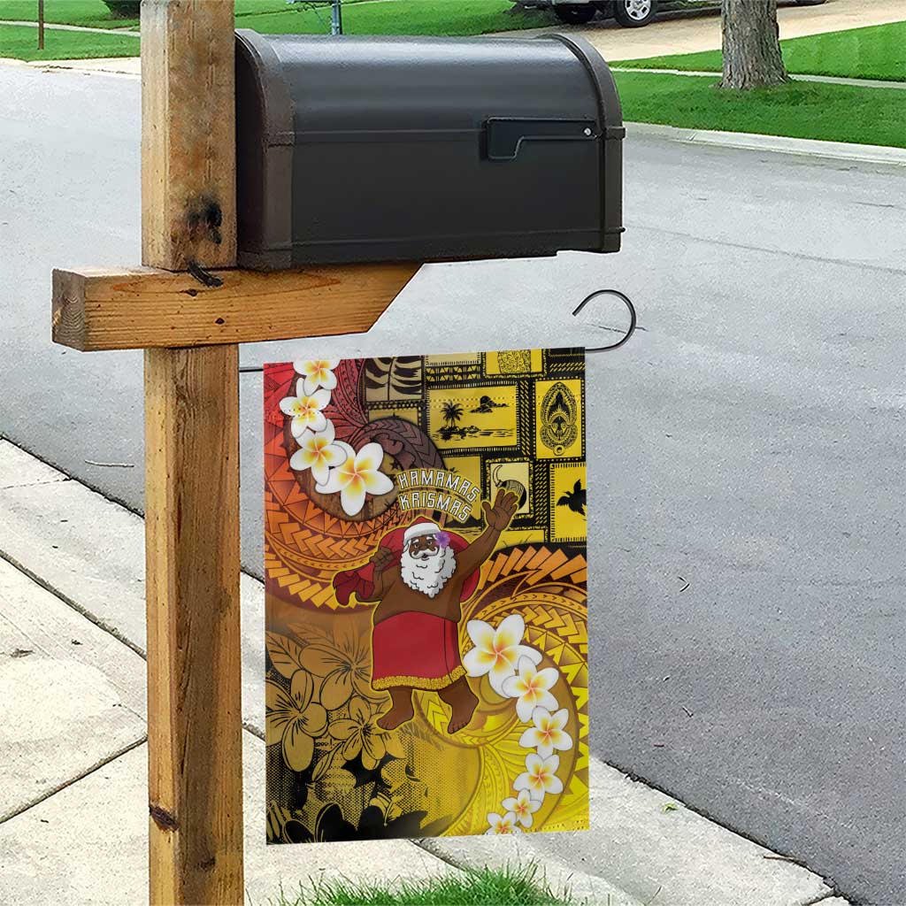 Papua New Guinea Retro Christmas Garden Flag Hamamas Krismas - Polynesian Pride