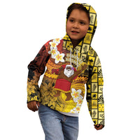 Papua New Guinea Retro Christmas Kid Hoodie Hamamas Krismas - Polynesian Pride