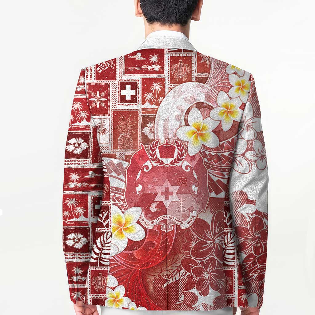 Tonga Christmas Blazer Kilisimasi Fiefia Retro Style Red - Polynesian Pride