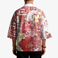Tonga Christmas Kimono Kilisimasi Fiefia Retro Style Red - Polynesian Pride