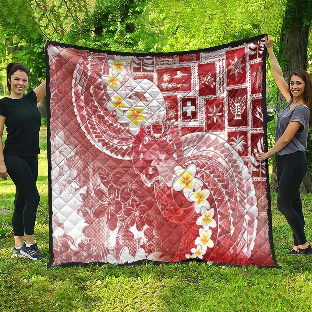 Tonga Christmas Quilt Kilisimasi Fiefia Retro Style Red - Polynesian Pride