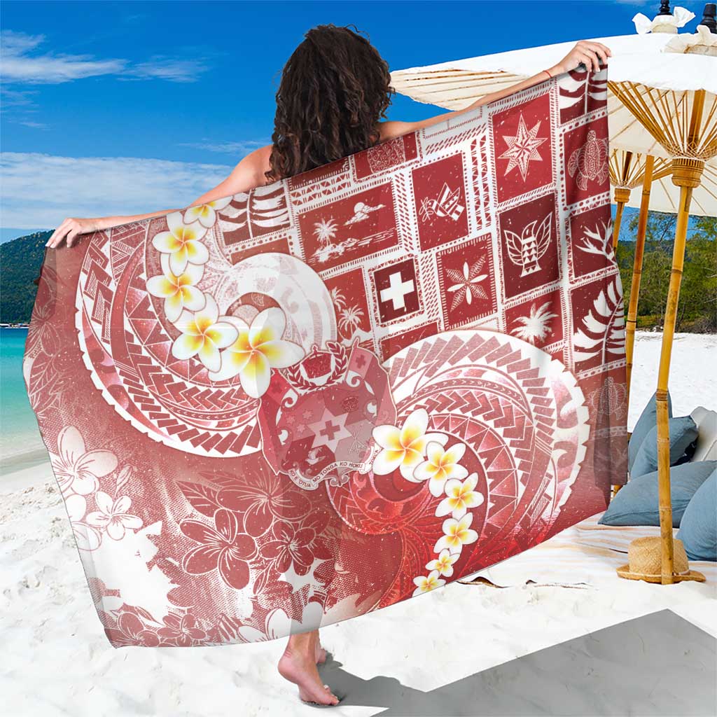 Tonga Christmas Sarong Kilisimasi Fiefia Retro Style Red - Polynesian Pride