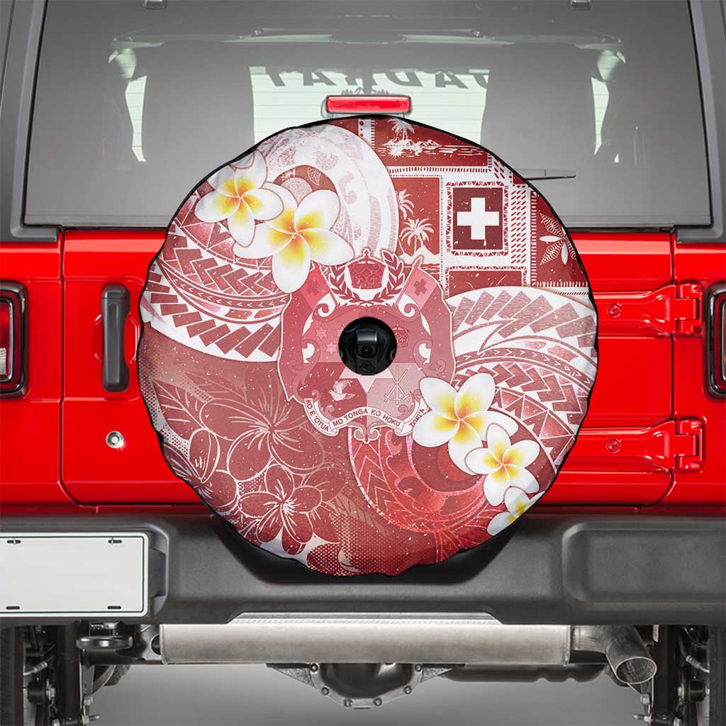 Tonga Christmas Spare Tire Cover Kilisimasi Fiefia Retro Style Red - Polynesian Pride