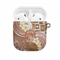 Tonga Christmas AirPods Case Kilisimasi Fiefia Retro Style Brown - Polynesian Pride