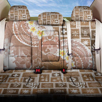 Tonga Christmas Back Car Seat Cover Kilisimasi Fiefia Retro Style Brown - Polynesian Pride