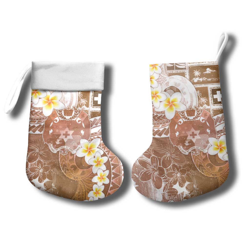 Tonga Christmas Stocking Kilisimasi Fiefia Retro Style Brown - Polynesian Pride