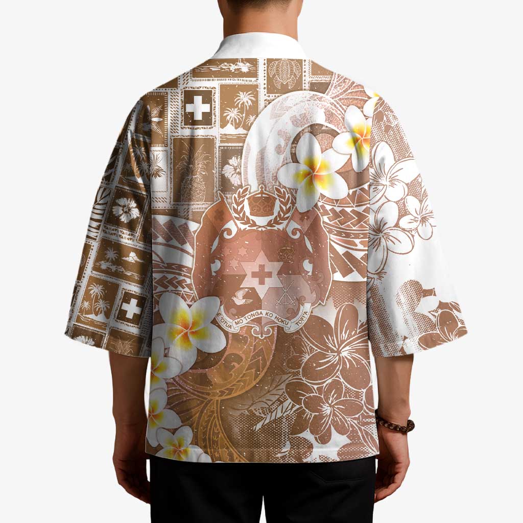 Tonga Christmas Kimono Kilisimasi Fiefia Retro Style Brown - Polynesian Pride