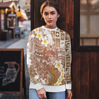 Tonga Christmas Ugly Christmas Sweater Kilisimasi Fiefia Retro Style Brown - Polynesian Pride