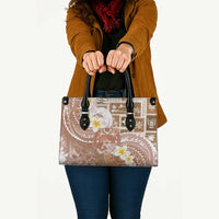 Tonga Christmas Leather Bag Kilisimasi Fiefia Retro Style Brown - Polynesian Pride