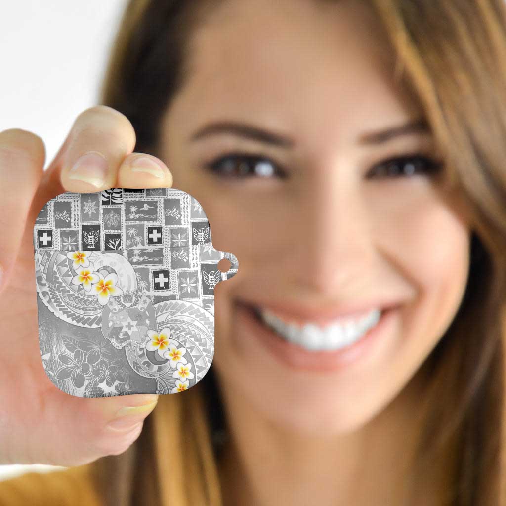 Tonga Christmas AirPods Case Kilisimasi Fiefia Retro Style White - Polynesian Pride