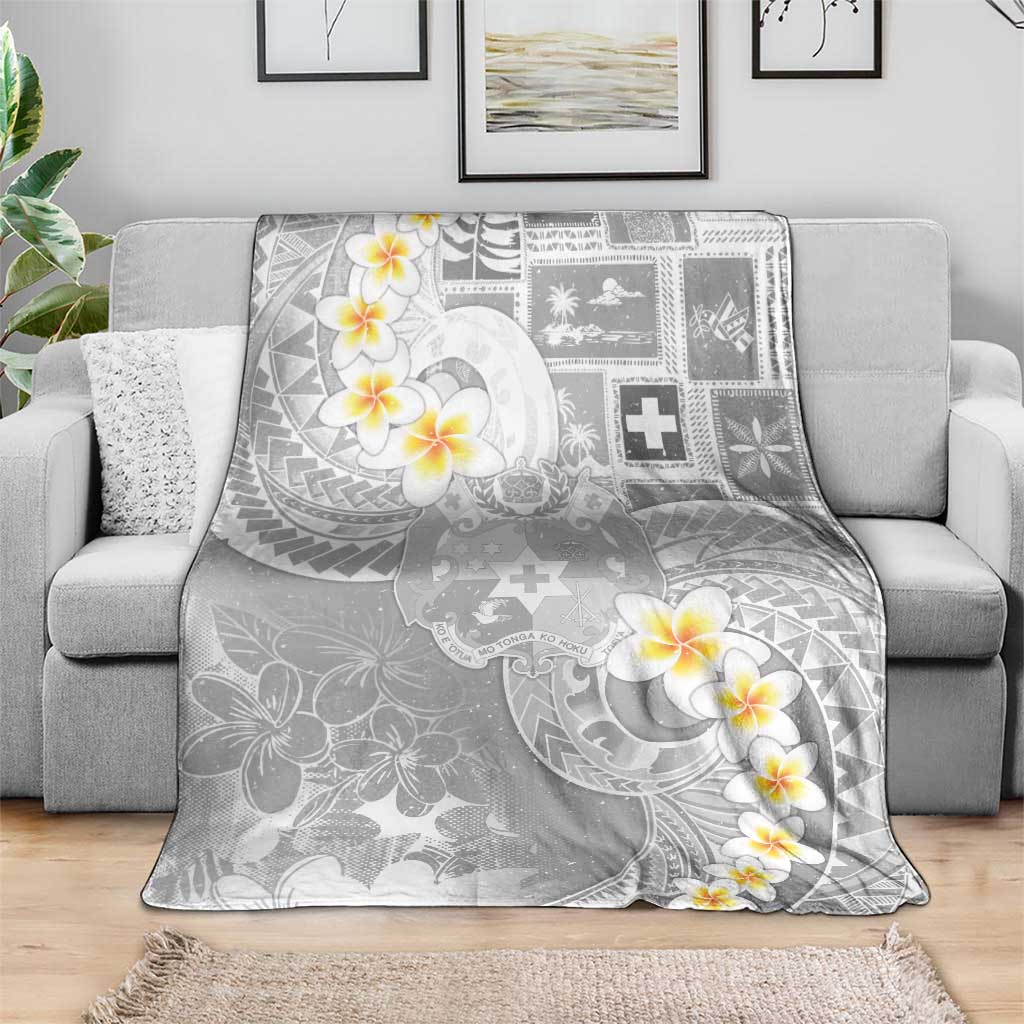 Tonga Christmas Blanket Kilisimasi Fiefia Retro Style White - Polynesian Pride