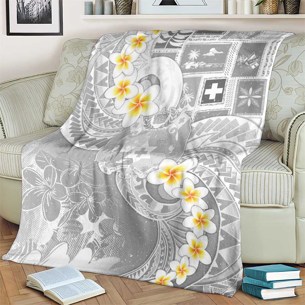 Tonga Christmas Blanket Kilisimasi Fiefia Retro Style White - Polynesian Pride