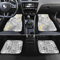Tonga Christmas Car Mats Kilisimasi Fiefia Retro Style White - Polynesian Pride