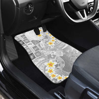 Tonga Christmas Car Mats Kilisimasi Fiefia Retro Style White - Polynesian Pride