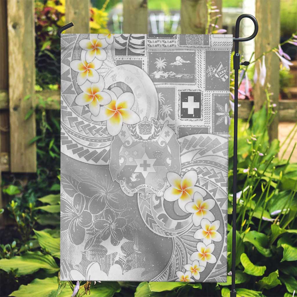 Tonga Christmas Garden Flag Kilisimasi Fiefia Retro Style White - Polynesian Pride