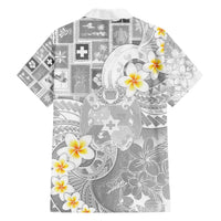 Tonga Christmas Hawaiian Shirt Kilisimasi Fiefia Retro Style White - Polynesian Pride