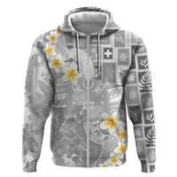 Tonga Christmas Hoodie Kilisimasi Fiefia Retro Style White - Polynesian Pride