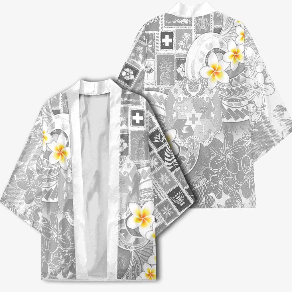 Tonga Christmas Kimono Kilisimasi Fiefia Retro Style White - Polynesian Pride