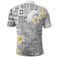 Tonga Christmas Polo Shirt Kilisimasi Fiefia Retro Style White - Polynesian Pride