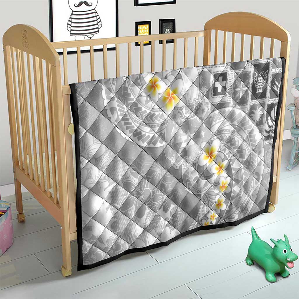 Tonga Christmas Quilt Kilisimasi Fiefia Retro Style White - Polynesian Pride