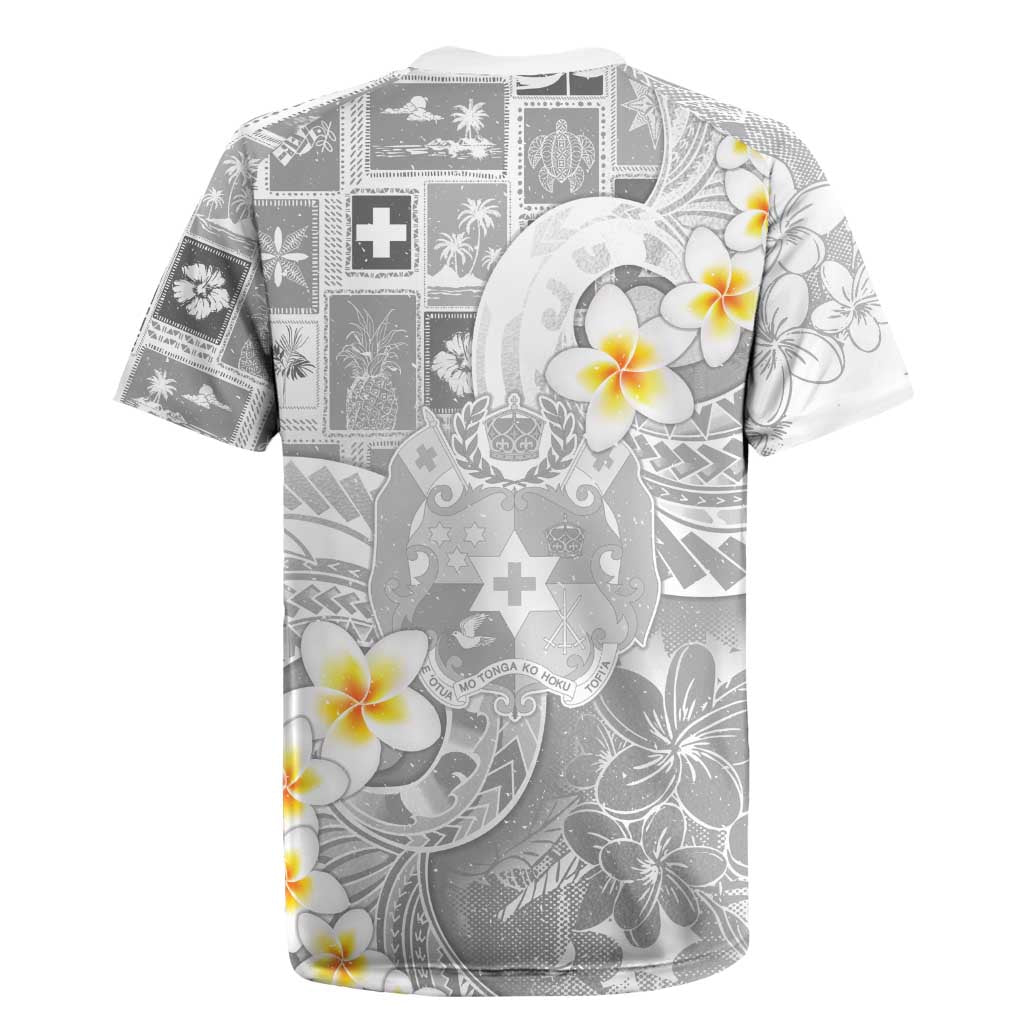 Tonga Christmas Rugby Jersey Kilisimasi Fiefia Retro Style White - Polynesian Pride