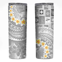 Tonga Christmas Skinny Tumbler Kilisimasi Fiefia Retro Style White - Polynesian Pride