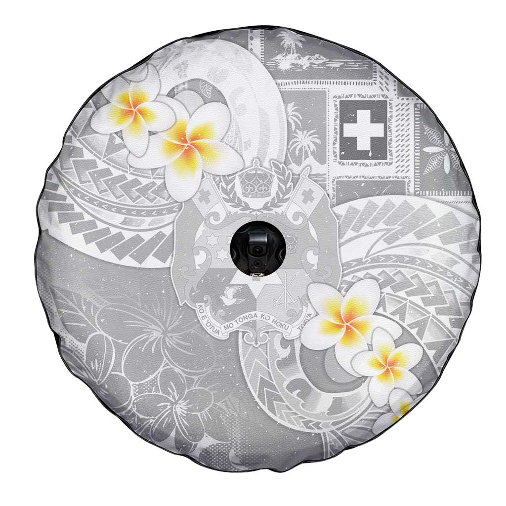 Tonga Christmas Spare Tire Cover Kilisimasi Fiefia Retro Style White - Polynesian Pride