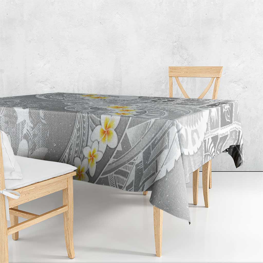 Tonga Christmas Tablecloth Kilisimasi Fiefia Retro Style White - Polynesian Pride