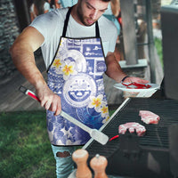 Federated States Of Micronesia Christmas Apron Retro Style Bright Version - Polynesian Pride