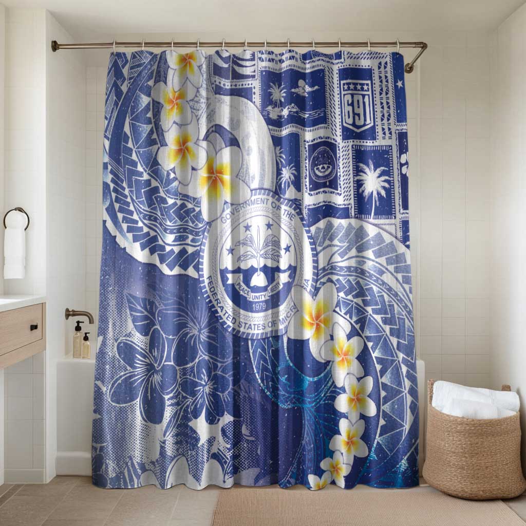 Federated States Of Micronesia Christmas Bathroom Set Retro Style Bright Version - Polynesian Pride